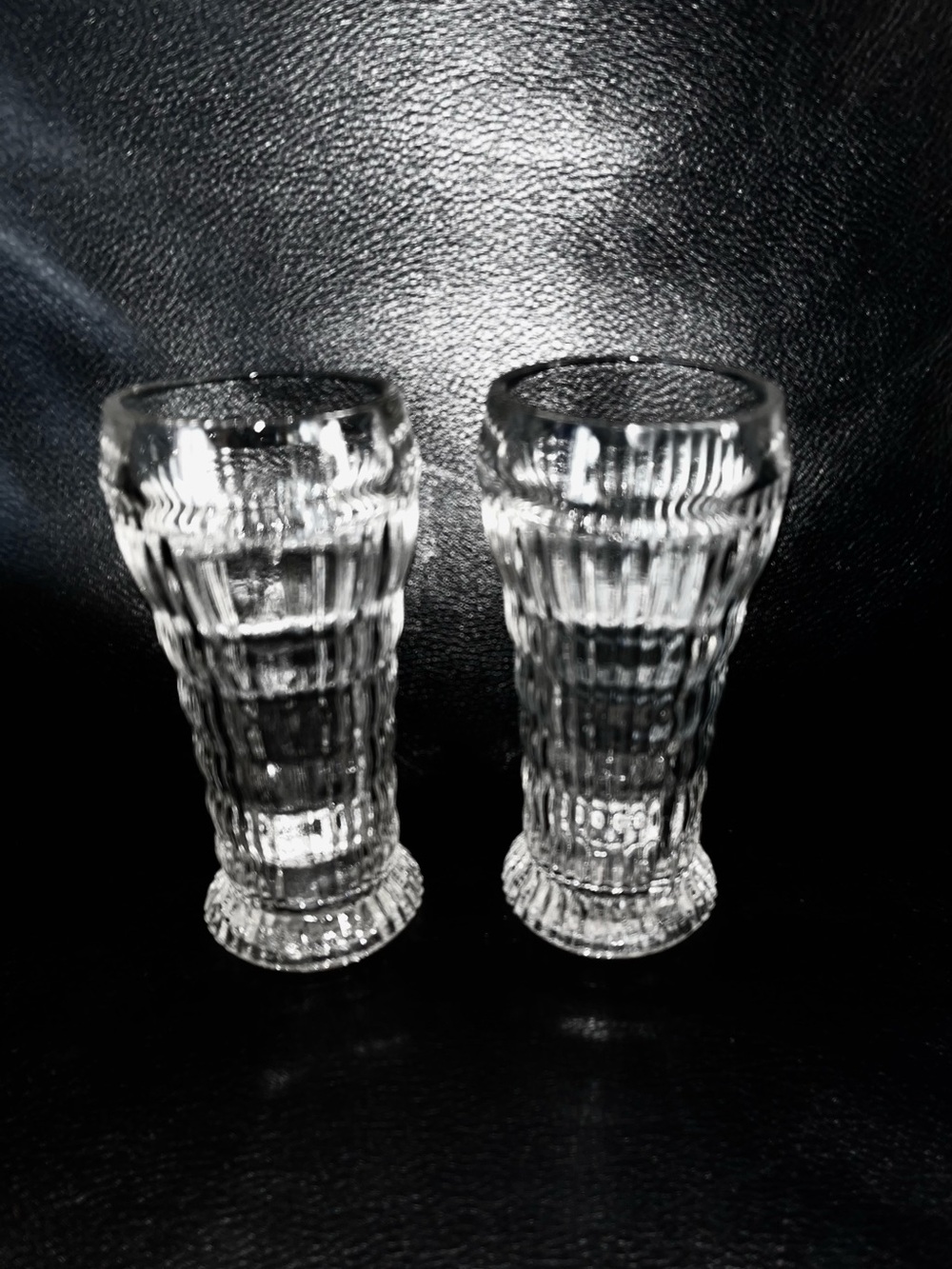 1930's Vintage Jeanette Glass Soda fountain glasses (set of 2)